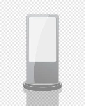 Digital signage mockup Stock Illustration