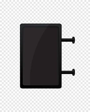 Digital signage mockup Stock Illustration