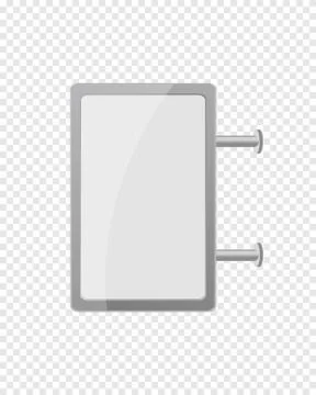 Digital signage mockup Stock Illustration