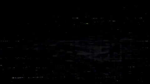 Digital signal corruption glitch effect with cyber interference noise flicker 库存影片 335173390