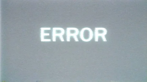 Digital signal error 스톡 동영상 84113422