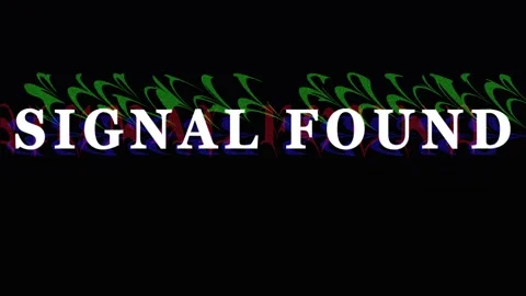 Digital Signal Found Glitching Across Dark Screen With Subtle Color Aberratio Stock Footage 343479888