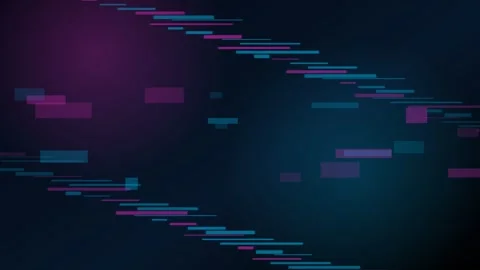 Digital signal glitch effect. Abstract data interference on dark screen. Stock Footage 340373115