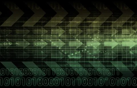 Digital signal Stock Illustration