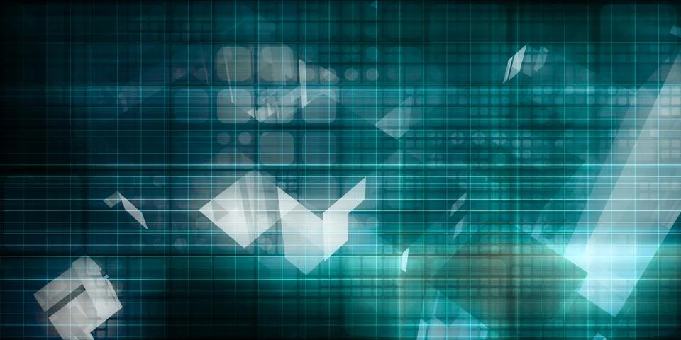 Digital Signal Stock Illustration