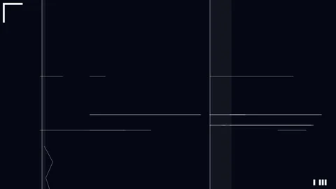 Digital signal interference and defects on black background Stock Footage 345207914