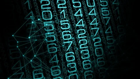 Digital signal processing artificial intelligence computer connections Stock Footage 108594401