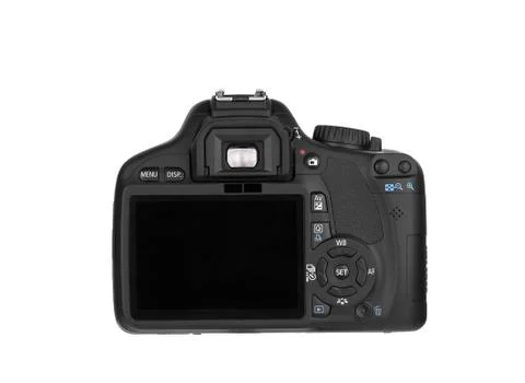 Digital single lens reflex-back (clipping path) Stock Photos