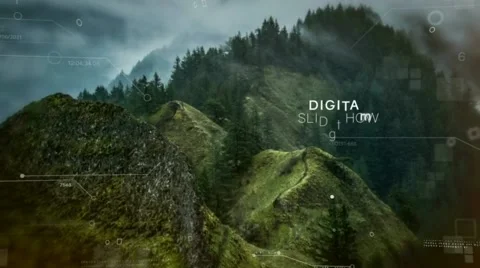 Digital Slideshow 4K &amp; 1080 After Effects stock