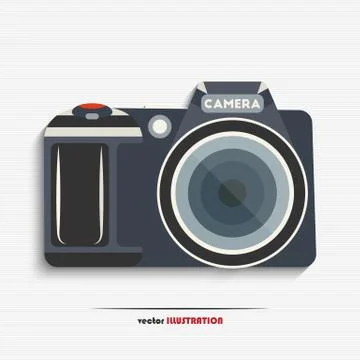 Digital SLR camera Stock Illustration
