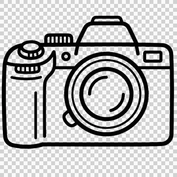 Digital SLR Camera 库存插图