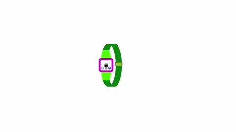 Digital smart watch Stock Footage 332468287