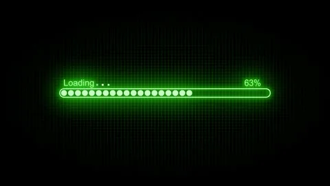 Digital Smooth Glowing Line Loading Anim... | Stock Video | Pond5
