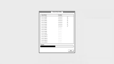 Digital software installation interface progress bar screen 動画素材 347013296