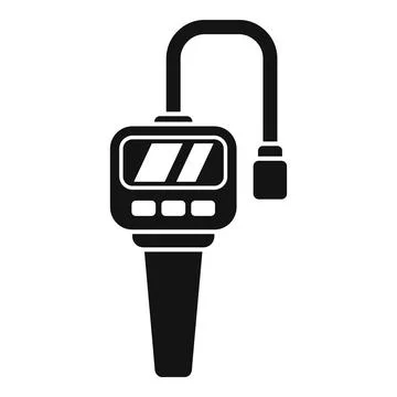 Digital soil testing device for measuring soil parameters Stock Illustration