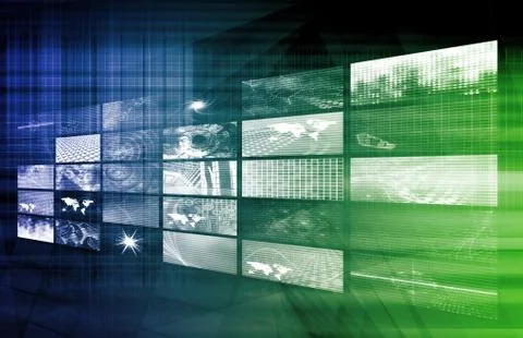Digital solutions Stock Illustration