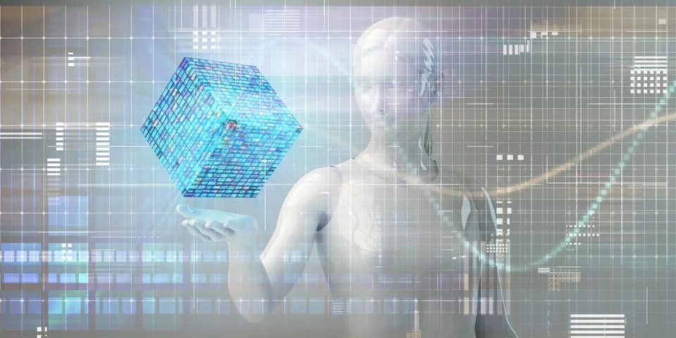 Digital Solutions Stock Illustration