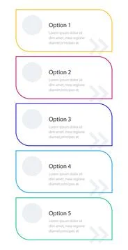 Digital solutions rectangular infographic template Ilustración de archivo