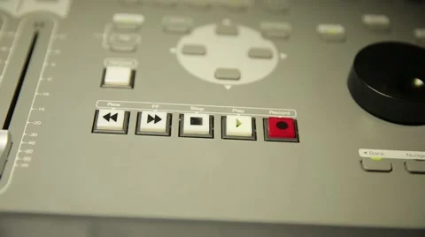Digital Sound Mixer In The Studio Stock Footage 52271738