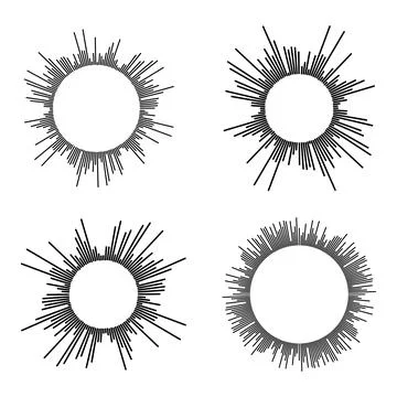 Digital sound wave equalizer, simple audio sound waves effect. Stock Illustration