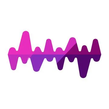 Digital sound wave pulsing frequency equalizer concept イラスト素材