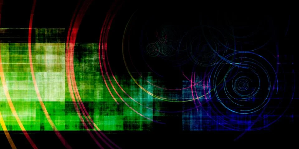 Digital Sound Wave Visualization For Music Industry イラスト素材