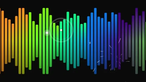 Digital Soundscape Stock Footage 329162900