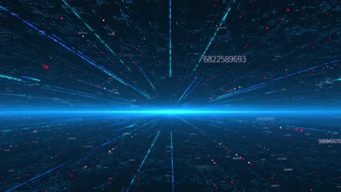 Digital Space 02 스톡 동영상 144318276