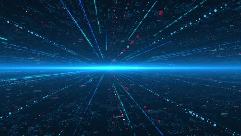 Digital Space 03 스톡 동영상 144318273