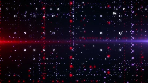 Digital Space - Cyber Code Stockbeeldmateriaal 237903060