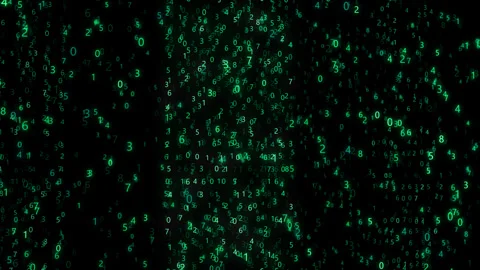 Digital space flow Stock Footage 242522807