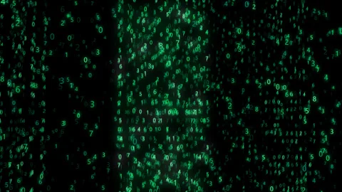 Digital space flow Stock Footage 243353674