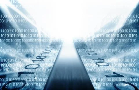 Digital space Illustrazione stock