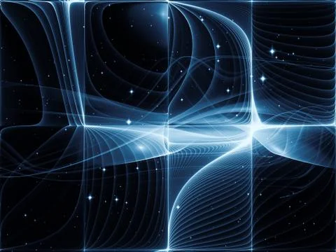 Digital Space Stockillustratie