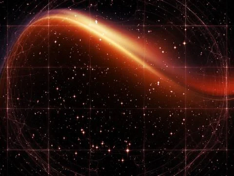 Digital Space Stockillustratie