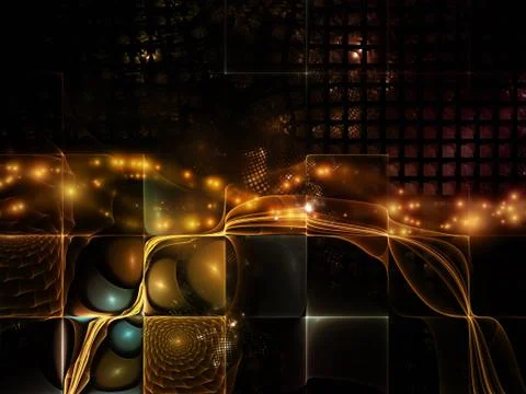 Digital Space Stockillustratie