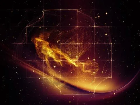 Digital Space Illustrazione stock