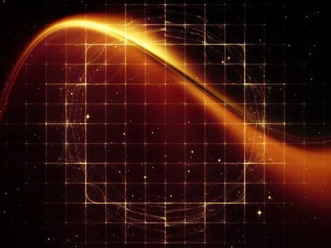 Digital Space Stock Illustration