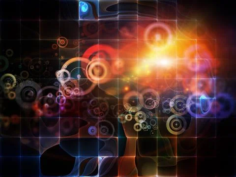 Digital Space Illustrazione stock