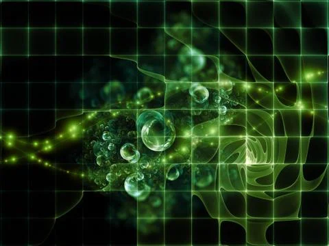 Digital Space Stockillustratie