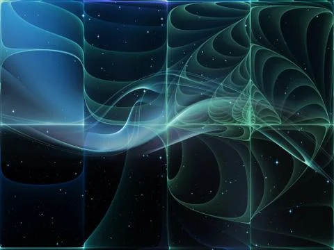 Digital Space Stock Illustration