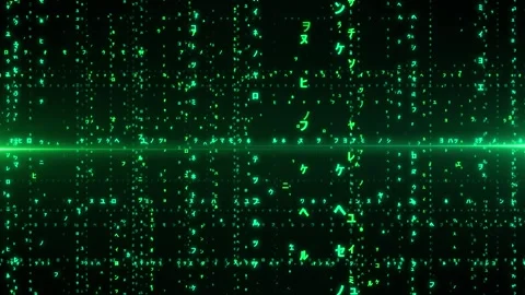 Digital Space - Matrix Style Stockbeeldmateriaal 238574269