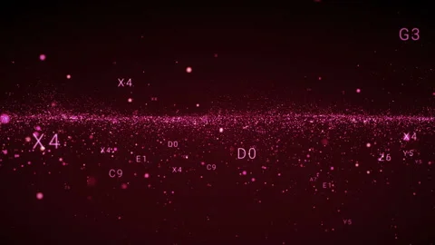 Digital space.Technological background,red. Stock Footage 85954683