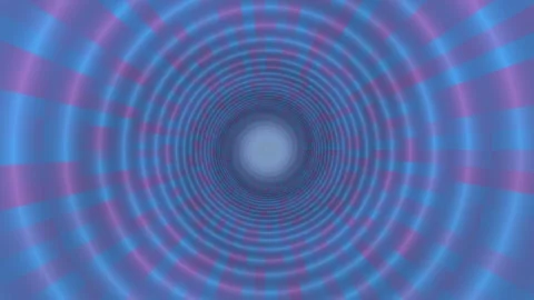 Digital spacetime tunnel background creates a constant Stock Footage 342413978