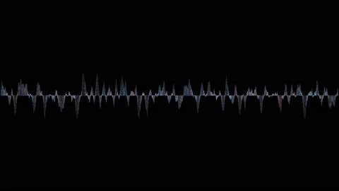 Digital spectrogram.Waveform equalizer. Stock Footage 154668447