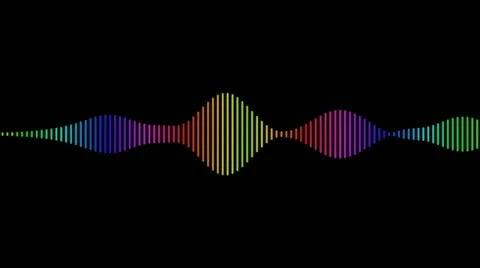 Digital spectrum Stock Footage 12050158