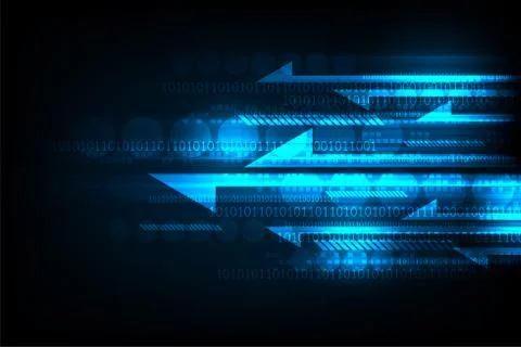 Digital speed communication technology. Stock-Illustration