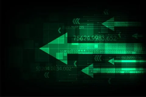 Digital speed communication technology. 스톡 일러스트