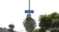 Digital Speed Limit Sign HD Footage