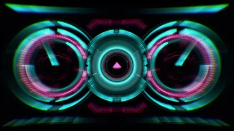 Digital Speedometer Animation Motion Graphics Interface Display Screen 스톡 동영상 342732149